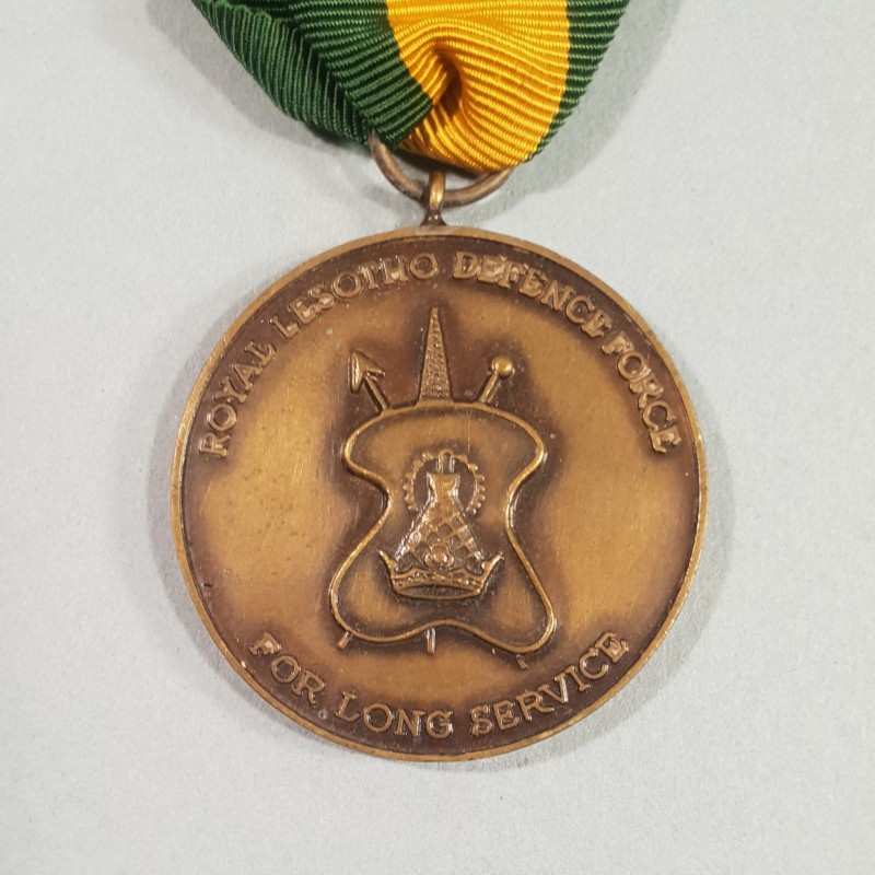 LESOTHO AFRIQUE DU SUD MEDAILLE DES FORCES DE DEFENSE LONG SERVICE ET BONNE CONDUITE LSGC SOUTH AFRICA MEDAL °